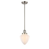 Bullet 1 Light Stem Hung Mini Pendant 14 and 7 Inch Wide by Innovations - 201S-G66-7