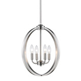Colson 4 Light Small Chandelier by Golden - 3167-4P