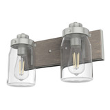Devon Park 2 Light Rustic Vanity Light by Hunter - 48019