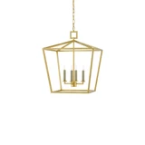 Denison 4 Light Large Pendant 22 Inch Tall by Currey Company - 9000-MDEN