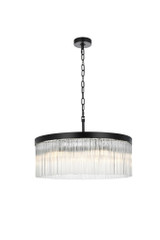 Harlow 6 Light Chandelier 9 Inch Tall and 24 Inch Wide by Elegant - 1070D24
