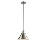 Briarcliff 1 Light Stem Hung Mini Pendant 10X10 Inch Wide by Innovations - 201S-M10