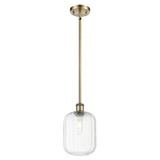Preston 1 Light Ballston Jar Stem Hung Mini Pendant by Innovations - 516-1S-G460-7