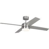 Loni 4 Blade Ceiling Fan with Light Kit 52 Inch Wide by Generation - 4LNIR52D