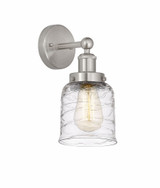Bell 1 Light Smoke Glass Wall Sconce by Innovations - 616-1W-G513