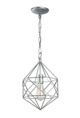 Diamond 1 Light Small Pendant by Matteo - C59601
