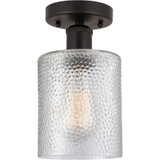 Cobbleskill 1 Light Semi Flush Mount 11 Inch and 5 Inch Wide by Innovations - 616-1F-G11