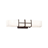 Fusion Structure 19W LED Opal Glass Linear Vanity Light by Justice Design - FSN-8640-OPAL