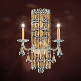 Sarella 2 Light Crystal Wall Sconce 23 Inch Tall by Schonbek - RS8332N