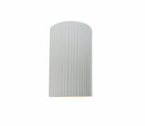 Ambiance 1 Light Small ADA Pleated Cylinder Wall Sconce by Justice Design - CER-5740