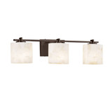 Alabaster Rocks Era 3 Light Oval Vanity Light by Justice Design - ALR-8443-30