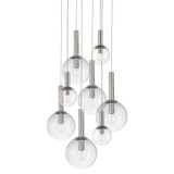Bubbles 8 Light Pendant 22 Inch Tall and 29 Inch Wide by Sonneman - 3768