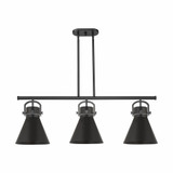 Newton Cone 3 Light Oversized Island Pendant by Innovations - 410-3I-M411-10
