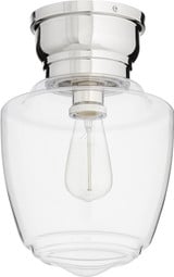 1 Light 9 Inch Wide Transitional Flush Mount by Quorum - 3239-9