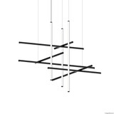 Labyrinth 83W 1 LED Chandelier 45 Inch Tall and 61 Inch Wide by Sonneman - 2106