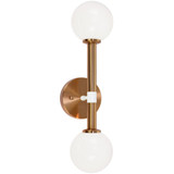 Stellar 2 Light Wall Sconce 18 Inch Tall by Matteo - W75302