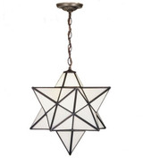 Moravian Star Clear Seeded Light Pendant by Meyda Tiffany - 1515-24P