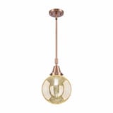 Beacon 1 Light Stem Hung Mini Pendant 12.63 Inch Tall by Innovations - 447-1S-G20-8