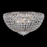Petit Crystal 5 Light 14 Inch Wide Flush Mount by Schonbek - 1564