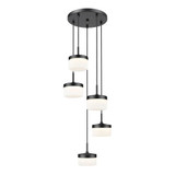 Renaud 18W 5 LED Chandelier 5 Inch Tall and 15.75 Inch Wide by Z Lite - 827P6-5R