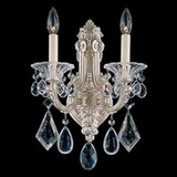 La SCALa 2 Light Candle Style Crystal Wall Sconce 17 Inch Tall by Schonbek - 5070