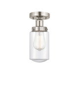 Dover 1 Light 6.5 Inch Wide Semi Flush Mount by Innovations - 616-1F-G31