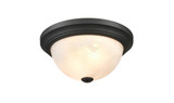 2 Light Flush Mount 5.5 Inch Tall and 11 Inch Wide by Millennium - 4601