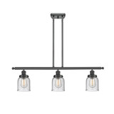 Bell 3 Light Stem hung Island 10 Inch Tall and 36 Inch Wide by Innovations - 916-3I-G5