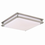Horizon 1 Light 16 Inch Wide Flush Mount by Vaxcel - C0150