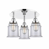 Canton 3 Light 17.75 Inch Wide Flush Mount by Innovations - 916-3C-G18