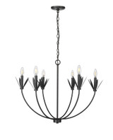 Primrose 6 Light Chandelier 22.75 Inch Tall X 30.5 Inch Wide by Millennium - 12706