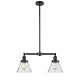 Cone 100W 2 LED Stem Adjustable Island 10 and 21 Inch Wide by Innovations - 209-G4-LED