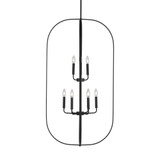 Loretto 9 Light Chandelier 45.75 Inch Tall and 24 Inch Wide by Generation - GLC1329