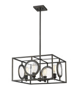 Port 4 Light Pendant 21.75 Inch Wide by 11 Inch High by Z-Lite - 448-20