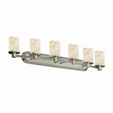 Alabaster Rocks Rondo 6 Light Vanity Light by Justice Design - ALR-8516-10