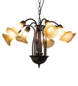 Tiffany Pond Lily 7 Light Medium Chandelier By Meyda Tiffany 236531 - 236531
