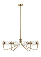 Verne 12 Light Oversized Chandelier by Visual Comfort Studio - EC10912