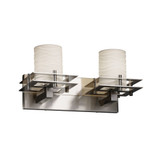 Limoges Metropolis 2 Light Vanity Light by Justice Design - POR-8172-10-WAVE