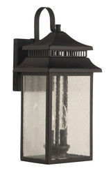 Crossbend 2 Light Outdoor Wall Lantern by Craftmade - ZA3114
