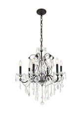 St. Francis 6 Light Medium Chandelier by Elegant V2015D24 - V2015D24