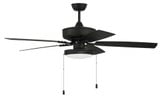 Outdoor Pro Plus 5 Blade Ceiling Fan with Light Kit 52 Inch W by Craftmade - OP119-5