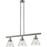 Cone 3 Light Oversized Island Pendant by Innovations 213-G44 - 213-G44