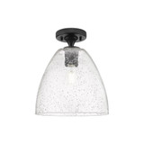 Crown Point 1 Light Flush Mount 11 Inch Tall and 9 Inch Wide by Innovations - 434-1F-GBD-9_P
