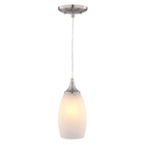 Milano 1 Light Mini Pendant 9.75 Inch Tall and 4.75 Inch Wide by Vaxcel - P0450