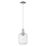 Preston 1 Light Cord Mini Pendant 6.75 Inch X 12.5 Inch Tall by Innovations - 716-1P-G460-7