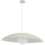 Olivia 1 Light Pendant 5 Inch Tall and 23.5 Inch Wide by Dainolite - OLV-241P