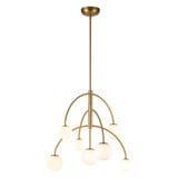 Fiona 7 Light Chandelier 25.88 Inch Tall and 26.63 Inch Wide by Alora - CH686027