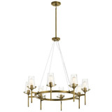 Alton 8 Light Chandelier 14.5 Inch Tall and 38 Inch Wide by Kichler - 43695