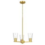 Stamos 3 Light Chandelier 15.5 Inch Tall and 18 Inch Wide by Kichler - 52435_1