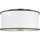 Aldric 2 Light Flush Mount 9 X 18.63 Inch Wide by Visual Comfort Studio - AF1182
